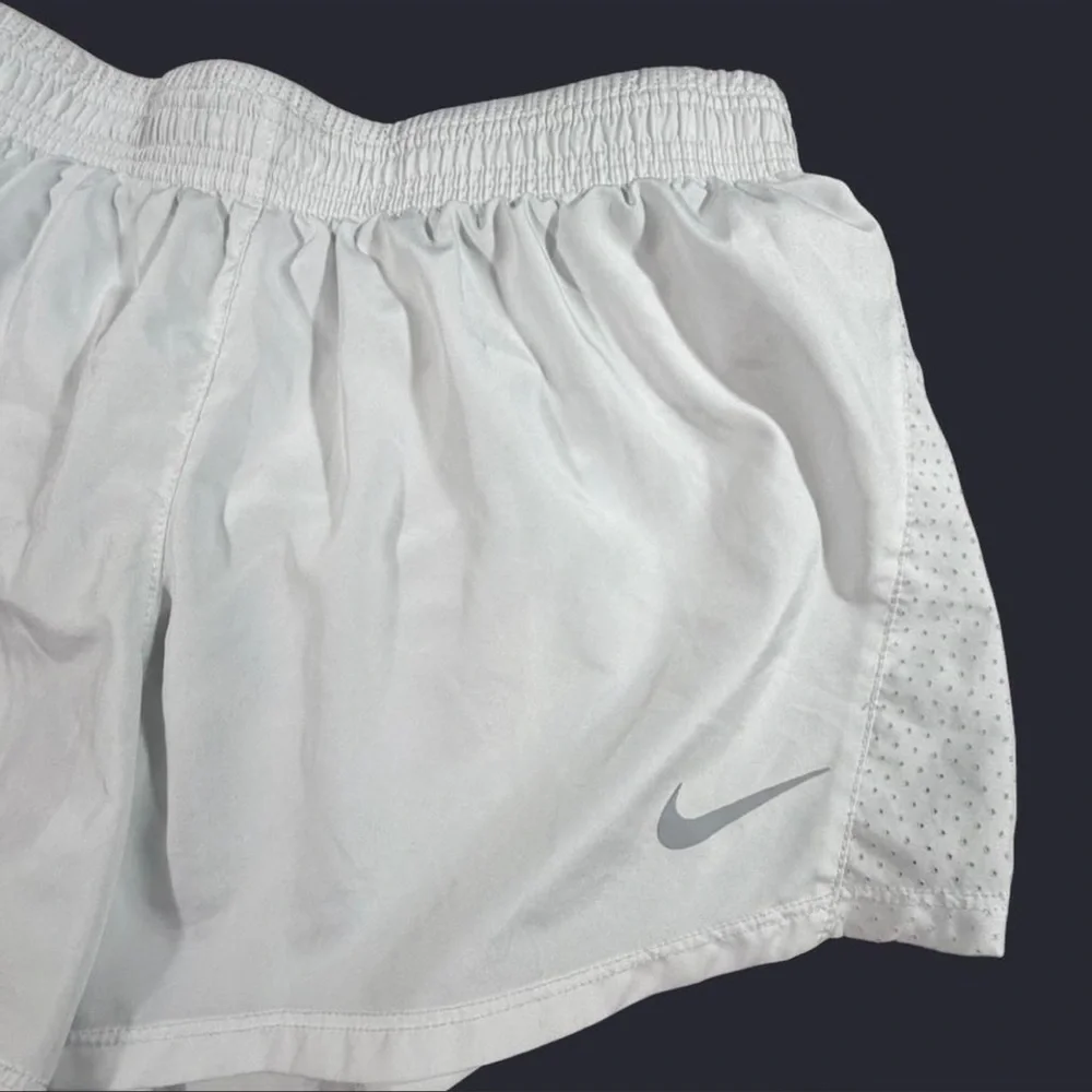 Nike Dri-Fit white running shorts 🤍 women’s large